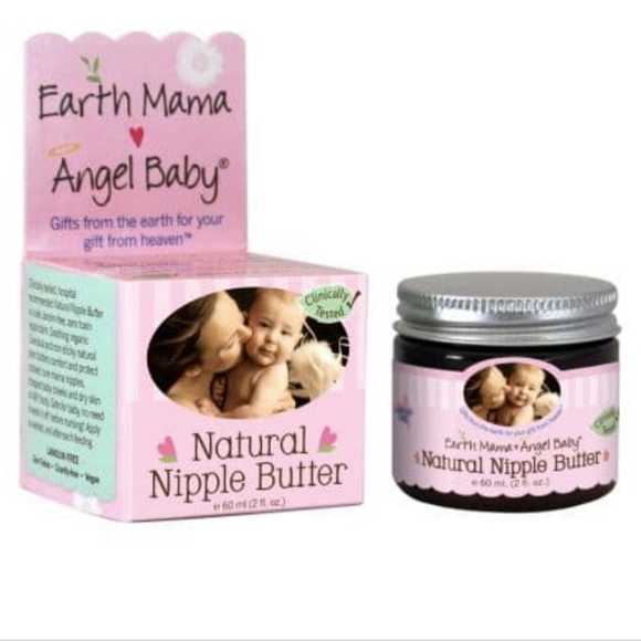 2-Pack 🌍 EARTH MAMA 💖 ANGEL BABY Nipple Butter - Picture 1 of 1
